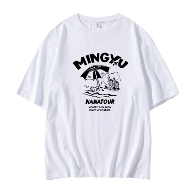 NANATOUR inspired short crewneck t-shirt-SEVENTEEN