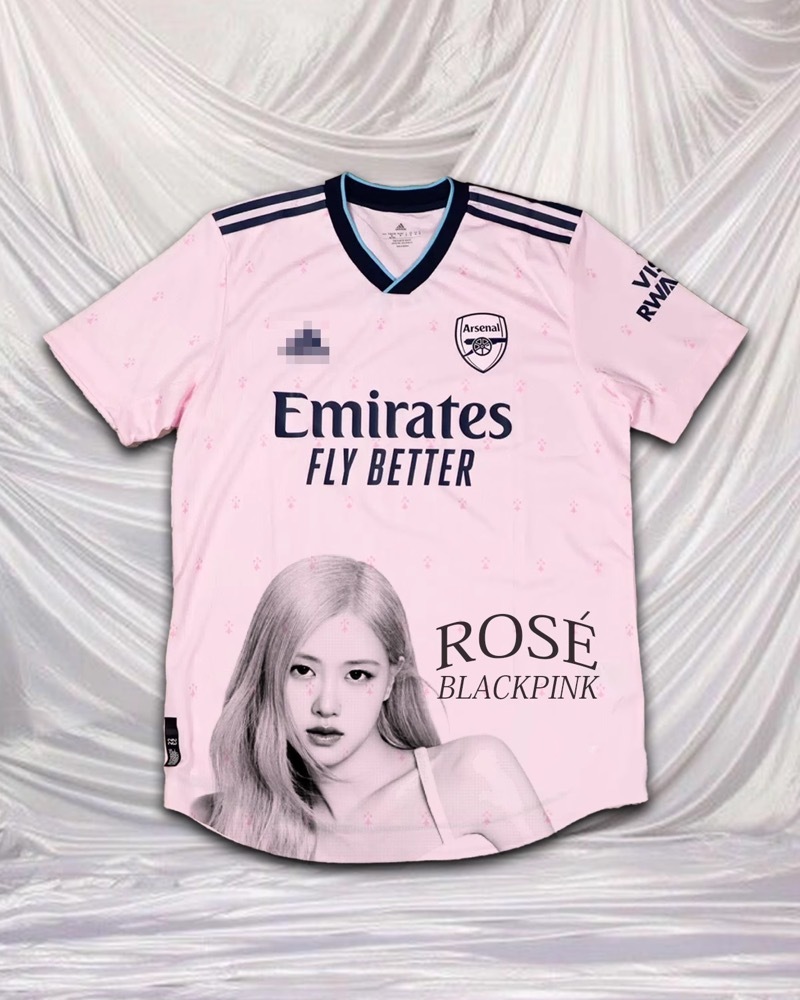Blackpink-Inspired custom Arsenal Remake Jersey