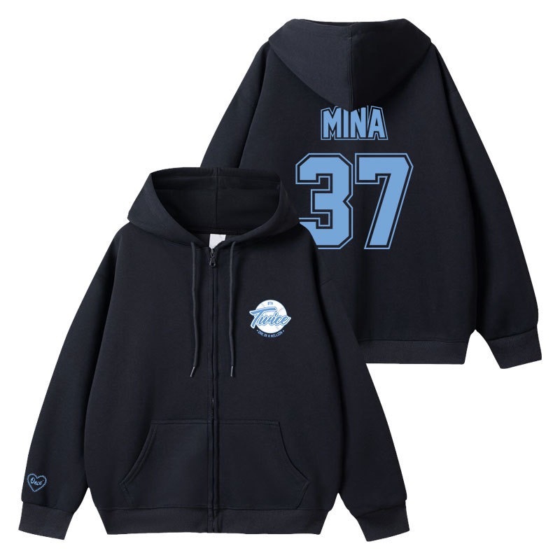 TWICE 9th Anniversary Concert Inspired Hoodie Baseball Jacket