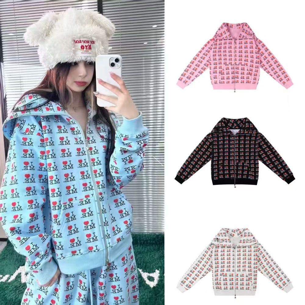 Ashley Williams inspired I Love Me print hoodie pants set 