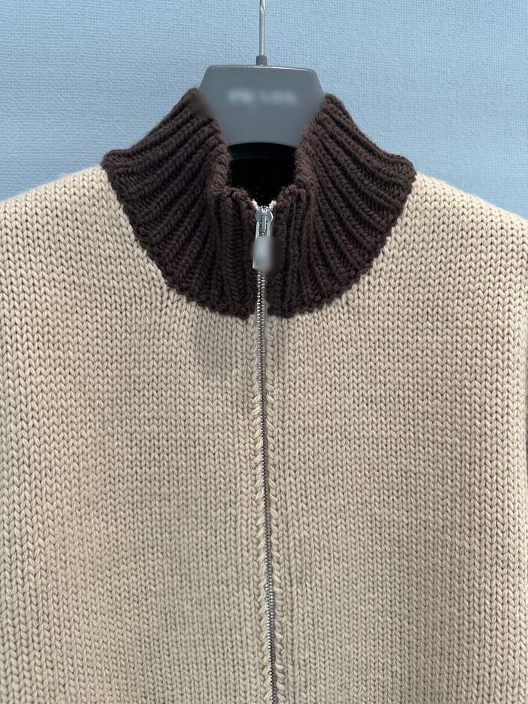 ENHYPEN JAKE inspired Mock Neck Knit Outerwear Jacket