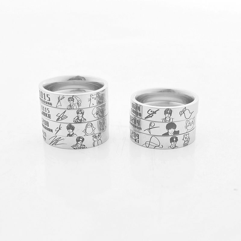 ENHYPEN Fanmade Birthdate Signature Ring 