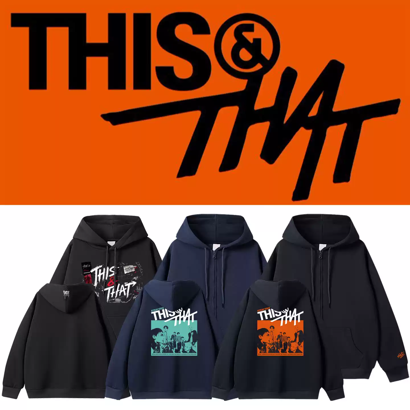 Stray Kids THIS&THAT Merch Inspired Hoodie-Straykids