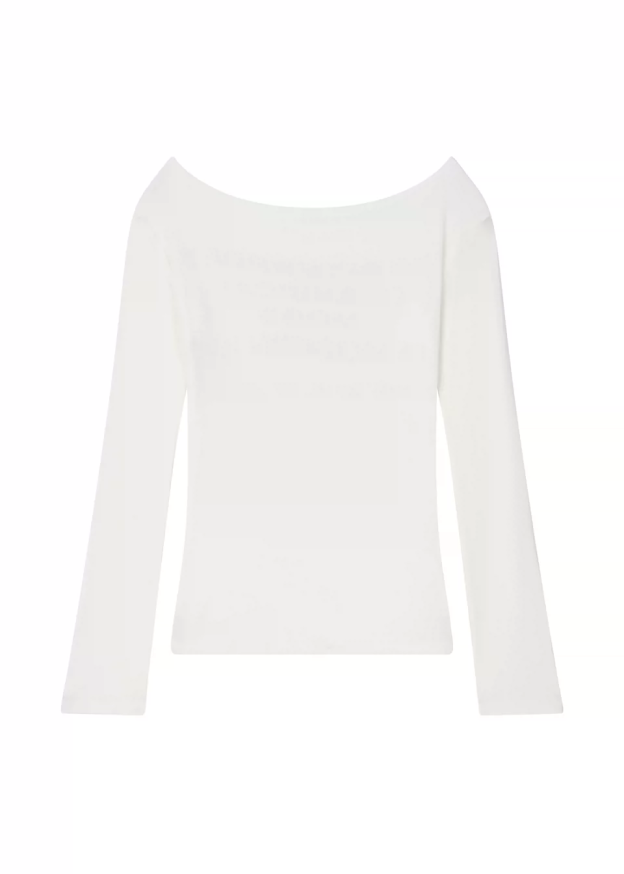 Aespa Karina Inspired Off Shoulder Long Sleeve Top