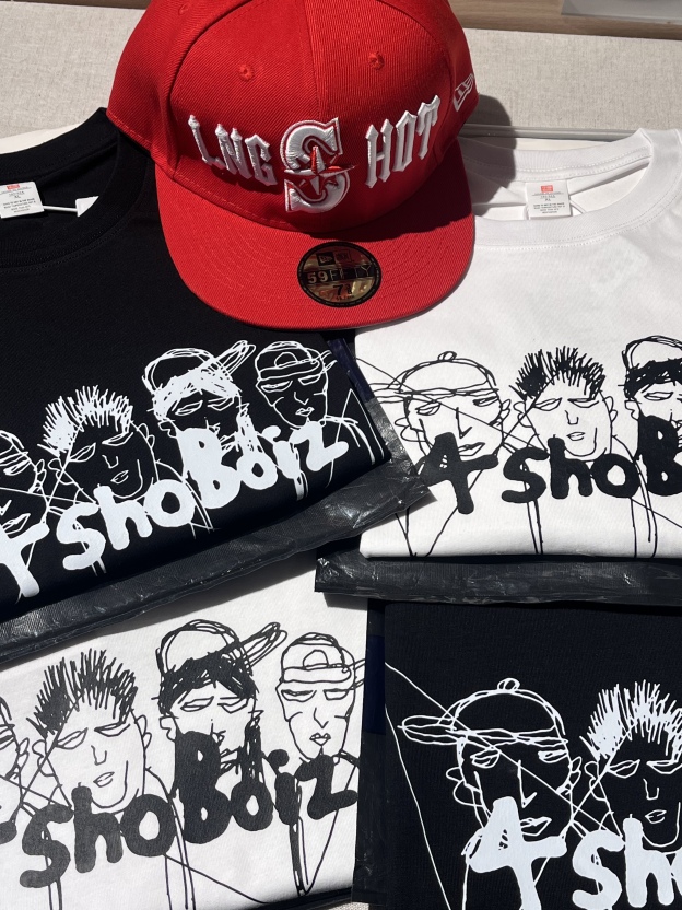 lngshot merch inspired letter print tshirt