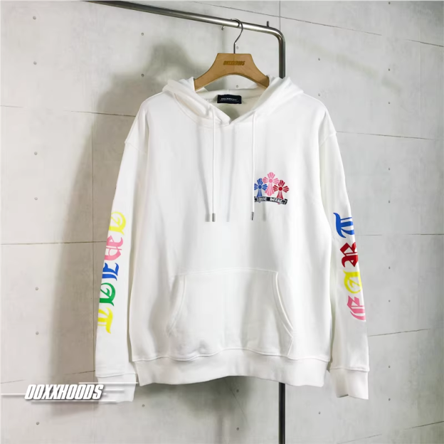 Ehypen Niki Inspired Multi Color Cemetery Cross Logo Hoodie