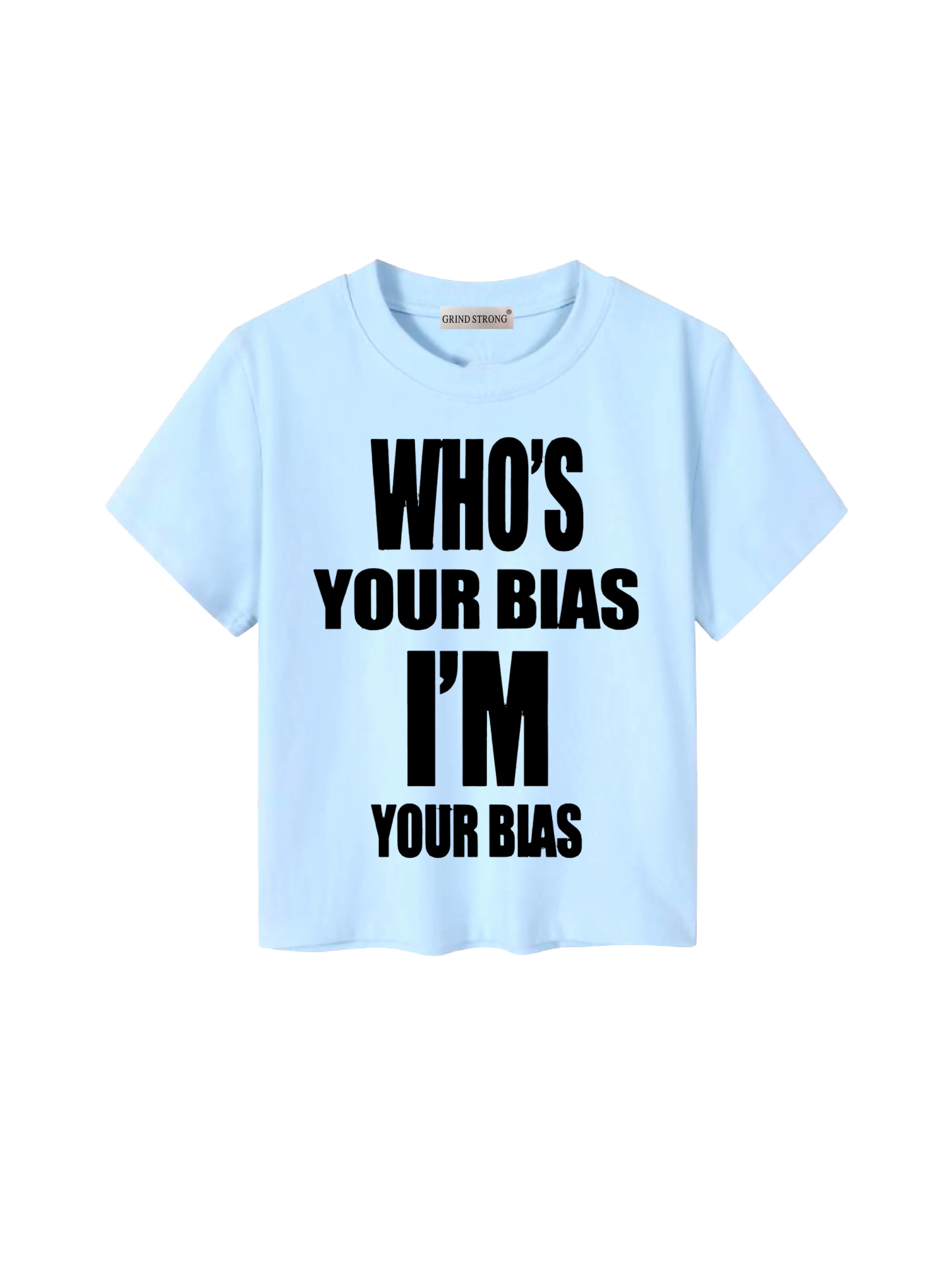 illit Inspire WHO'S YOUR BIAS Letter Print T-Shirt