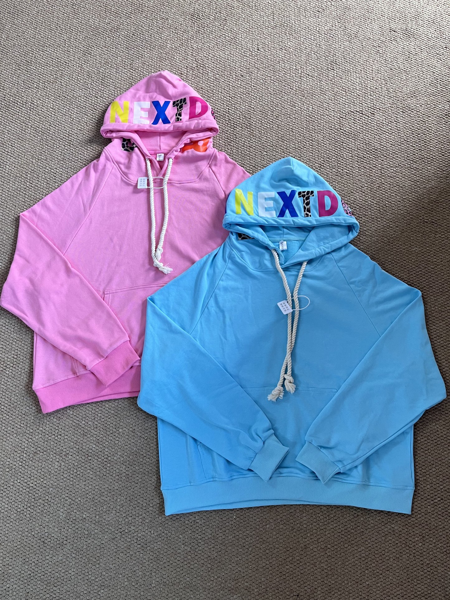 BND one and only stage inspired BLUE HOODIE PIINK HOODIE-Boynextdoor
