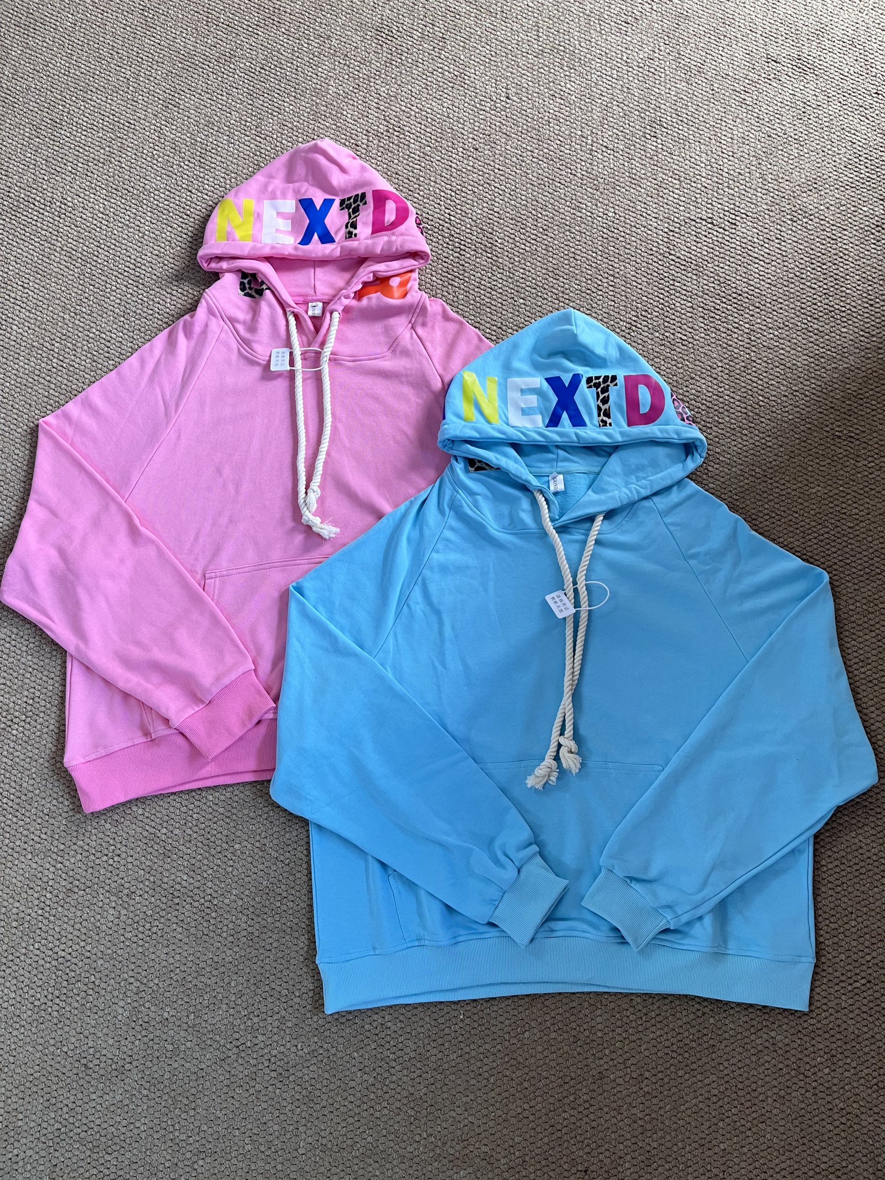 BND one and only stage inspired BLUE HOODIE PIINK HOODIE-Boynextdoor