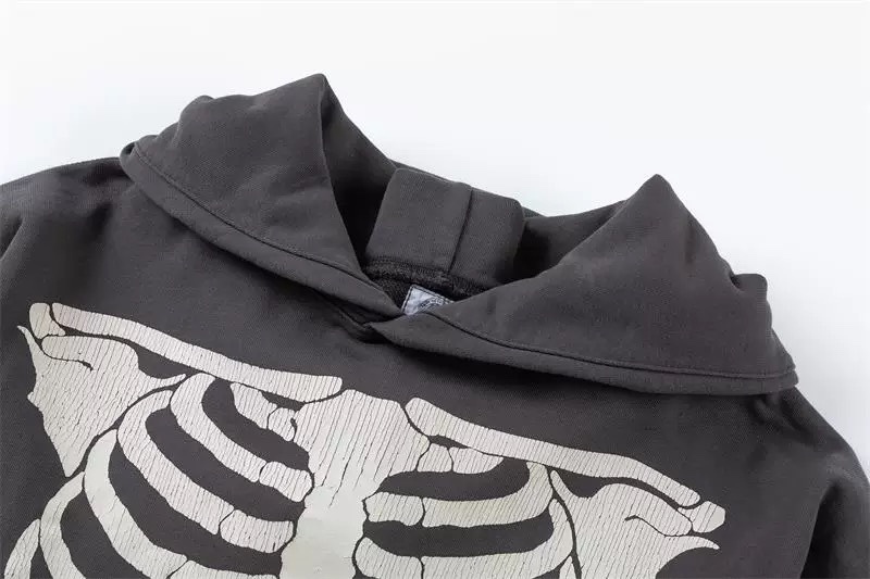 ENHYPEN Niki Inspired Skeleton Graphic Hoodie