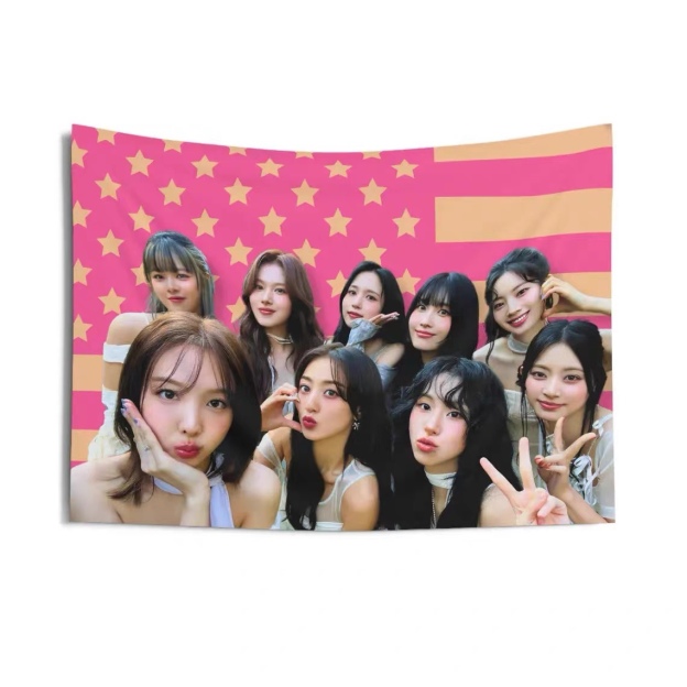 Twice Flag Tapestry- Kpop Wall Banner
