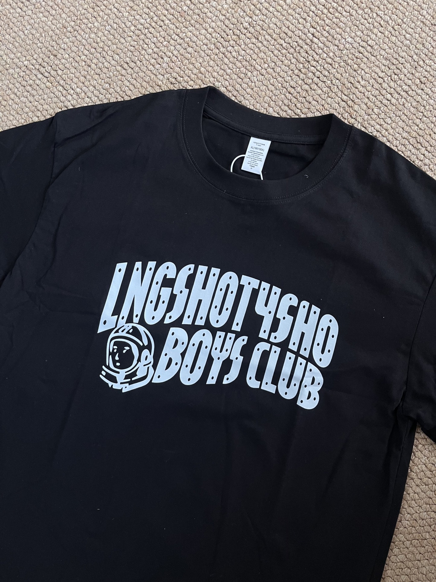  kpop group inspired  boys club letter print tshirt