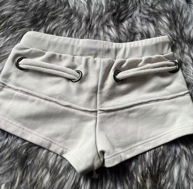 Aespa Giselle Inspired Cross Crop Hoodie + Low-Rise Shorts Set