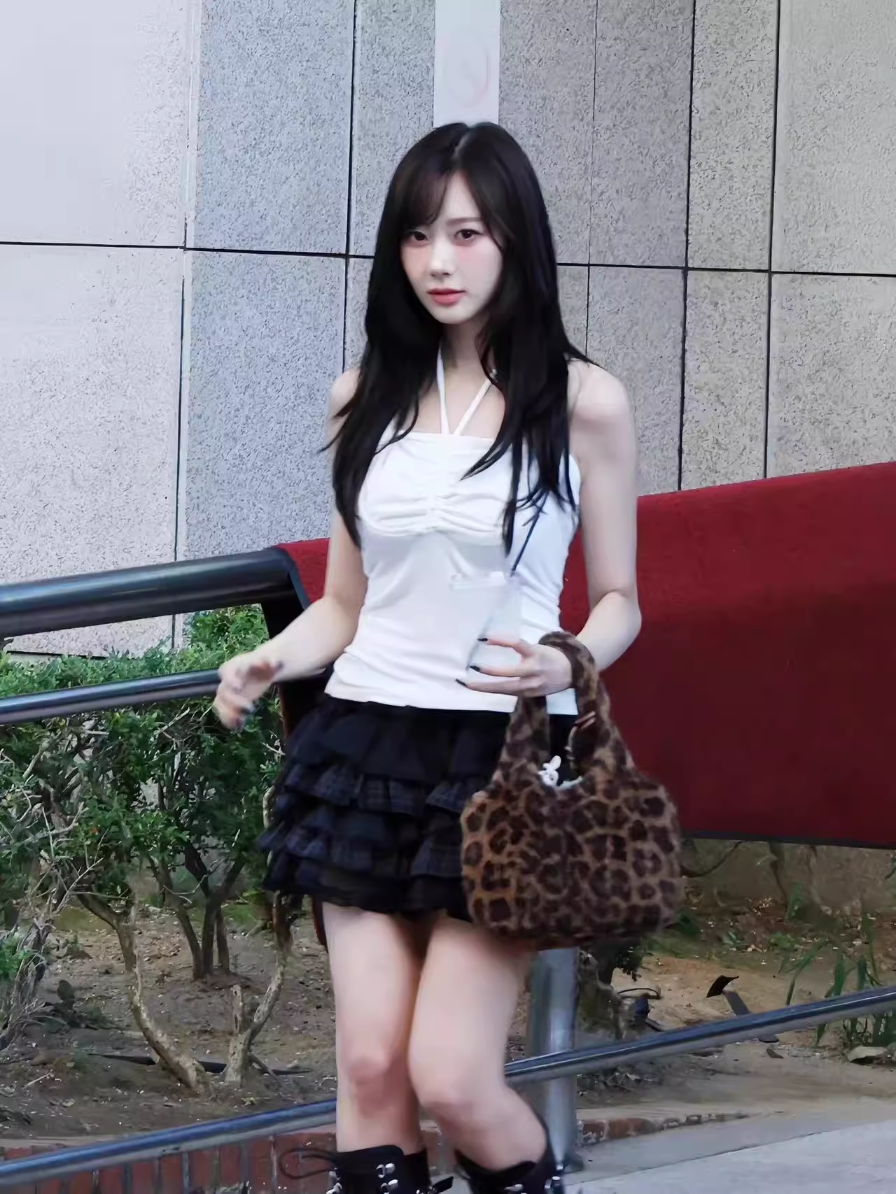 Aespa Giselle Inspired TUTU SHORTS IN CHECK