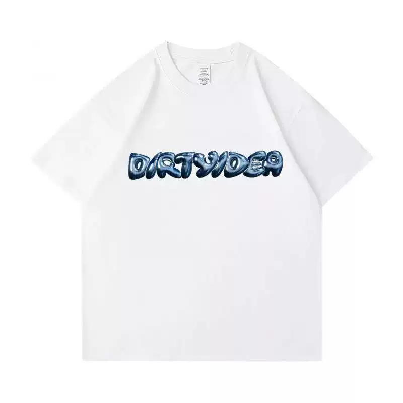 Lngshot Louis Inspired Letter Print Short Sleeve T-Shirt