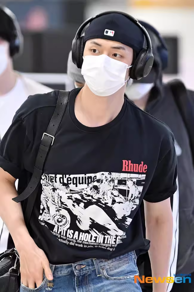 TXT Yeonjun Inspired Racing Graphic T-Shirt