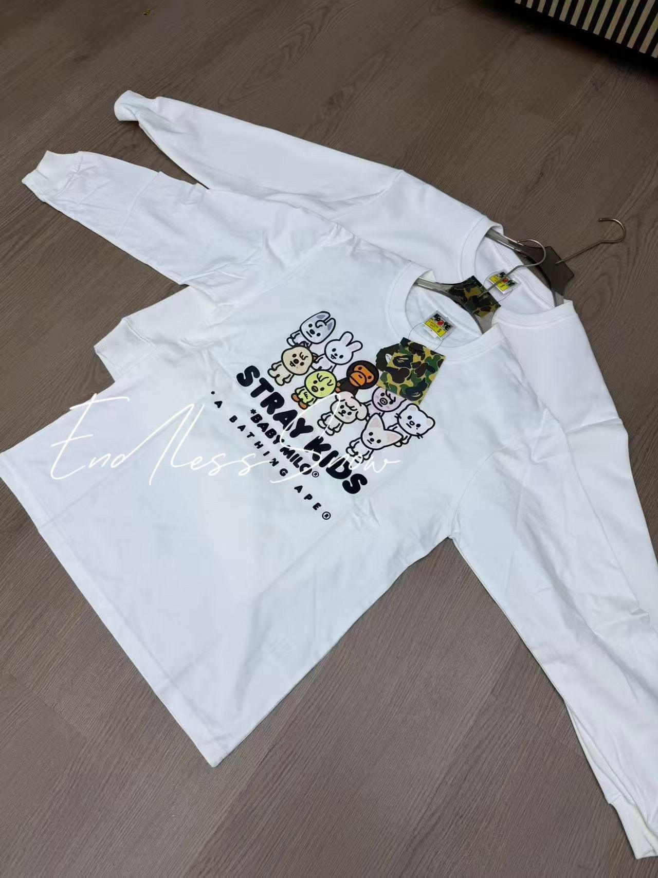 Stray Kids BAPE Inspired Long Sleeve T-Shir