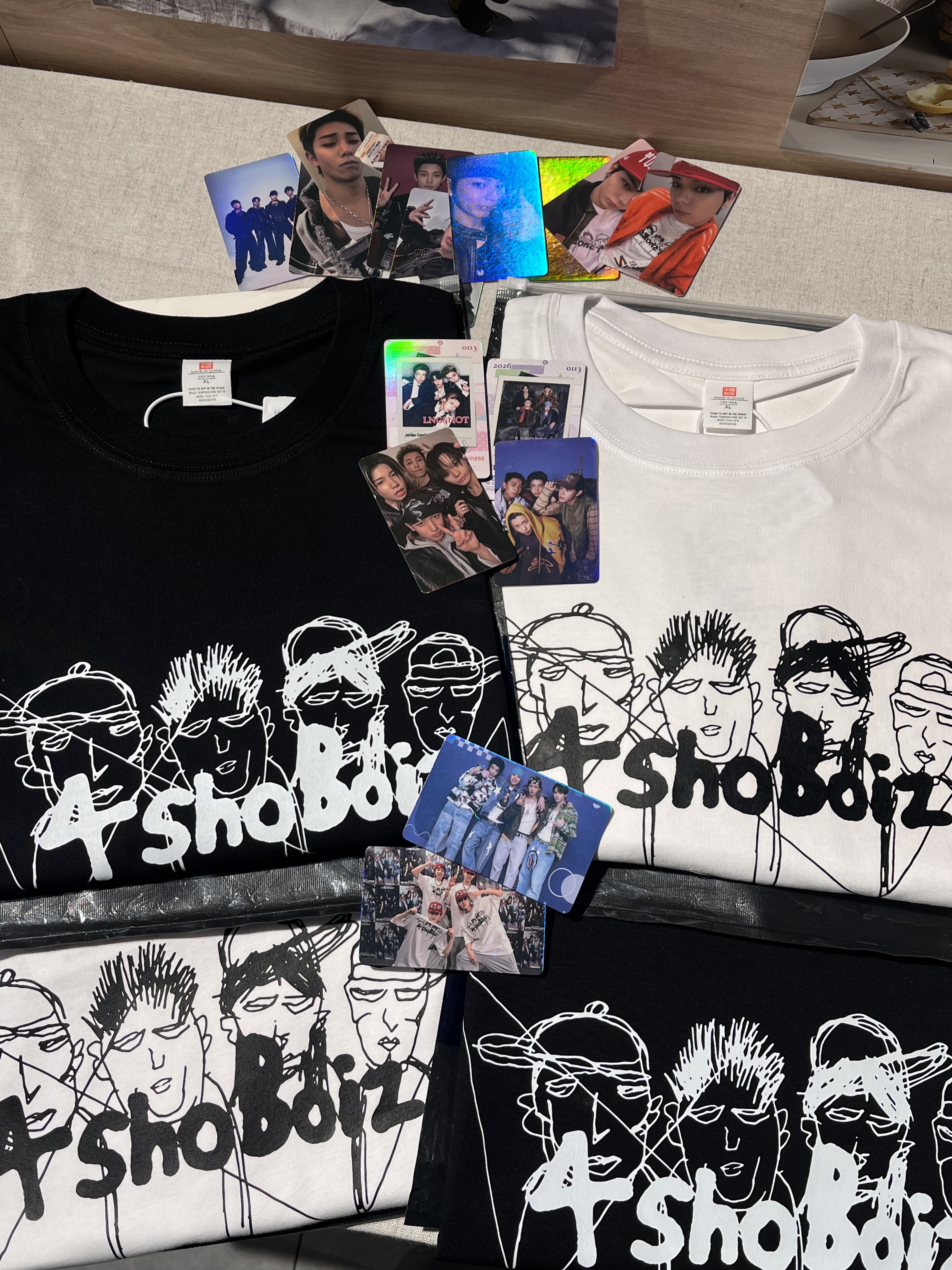 lngshot merch inspired letter print tshirt