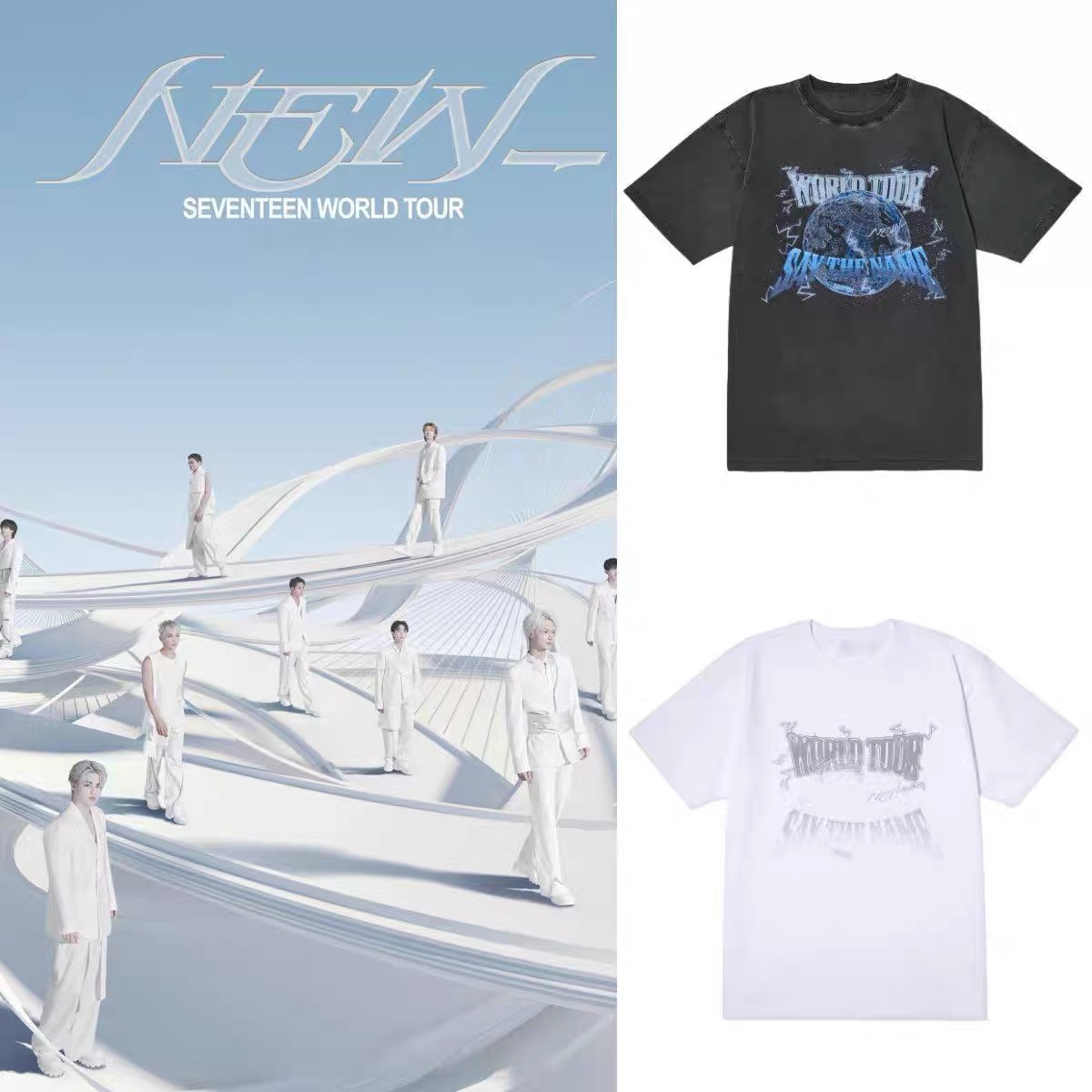 Seventeen 2025 World Tour New Merch Inspired T-Shirt