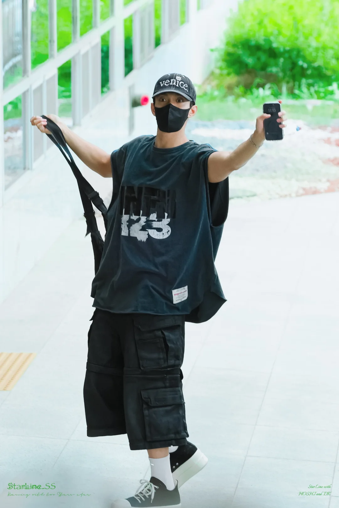 Seventeen DK Inspired Washed Grey Sleeveless Tee