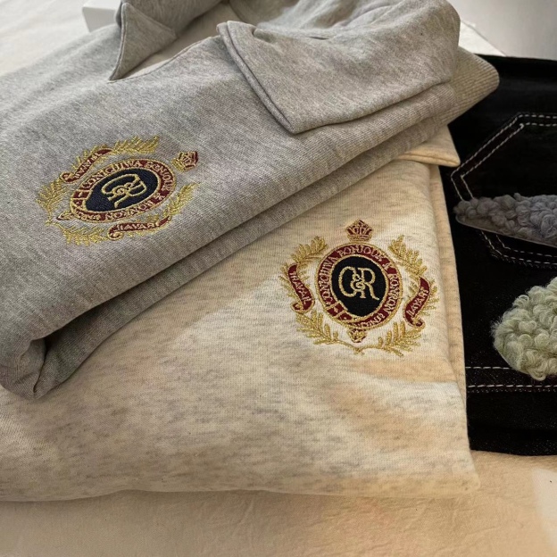 Straykids&ITZY&GIDLE Embroidered Polo Sweatshirt