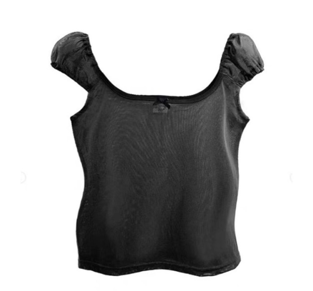 Newjeans Haerin & Danielle Inspired Mesh Short Sleeve Top - NJZ