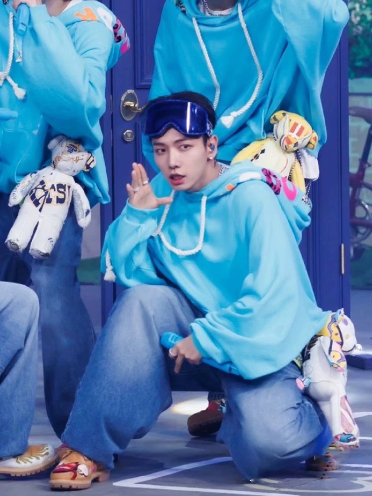 Boynextdoor one and only stage inspired BLUE HOODIE