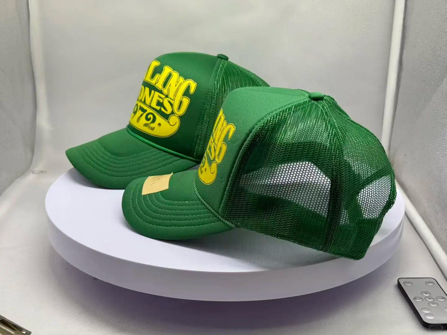 Cortis Keonho Inspired Rolling Stones 1972 Green Trucker Hat