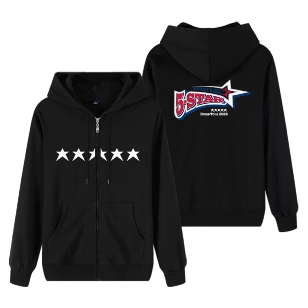 Stray kids 5 star tour inspired merch hoodie
