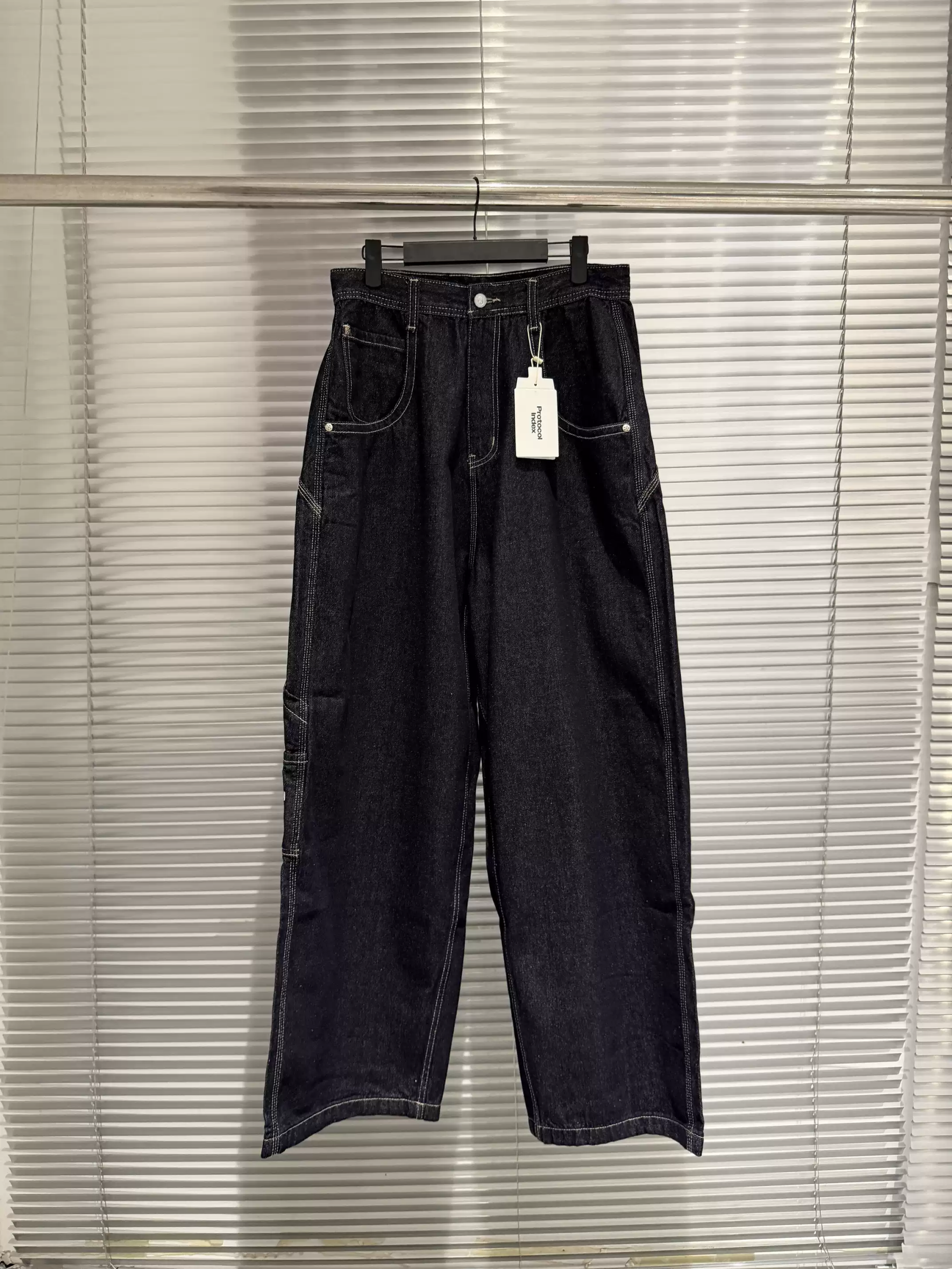 Cortis Martin Inspired Indigo Retro Baggy Denim Pants