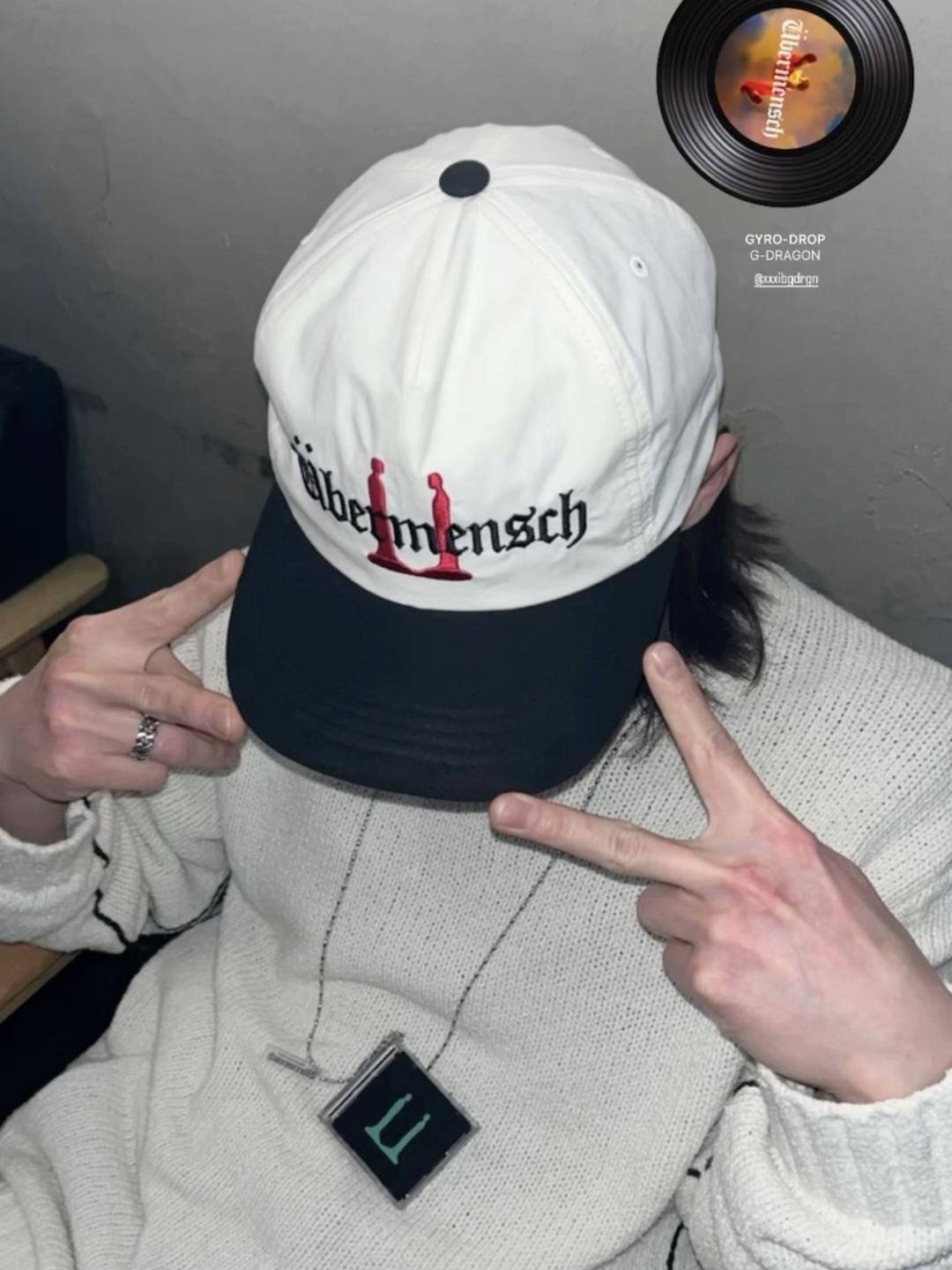 GD Style Embroidered Baseball Cap - G-Dragon