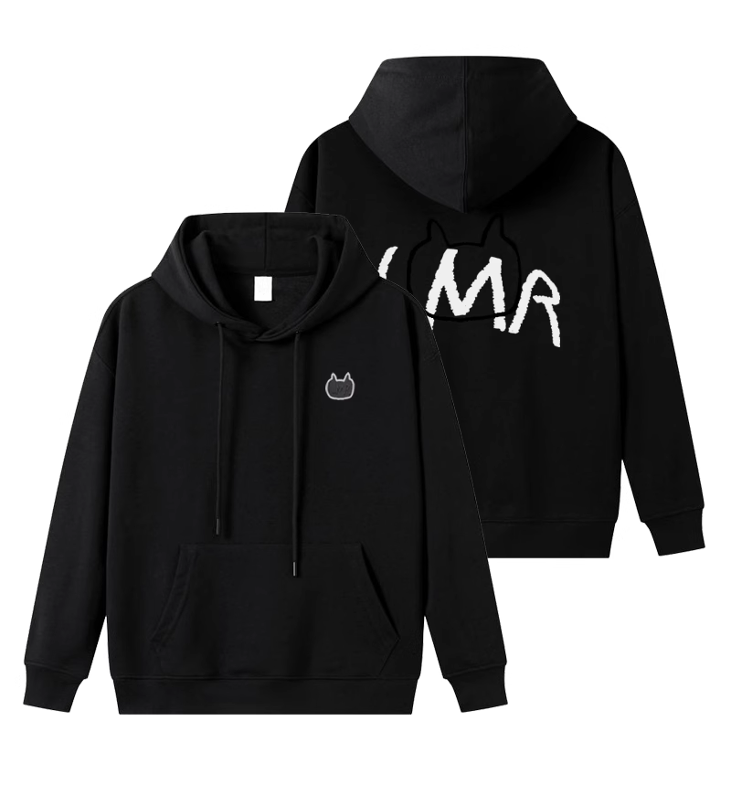 SEVENTEEN MINGYU Inspired Graphic Black Hoodie
