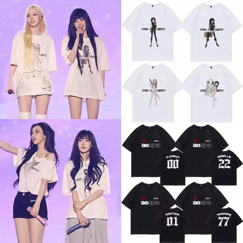 Aespa 2026 Live Tour SYNK COMPLaeXITY Merch Inspired T-Shirt