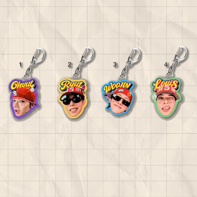 lngshot Acrylic keyring keychain pendant
