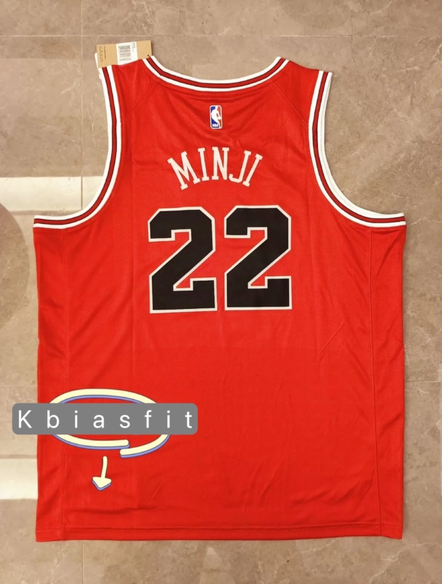 NEWJEANS MINJI customized Chicago Bulls 22 Jersey