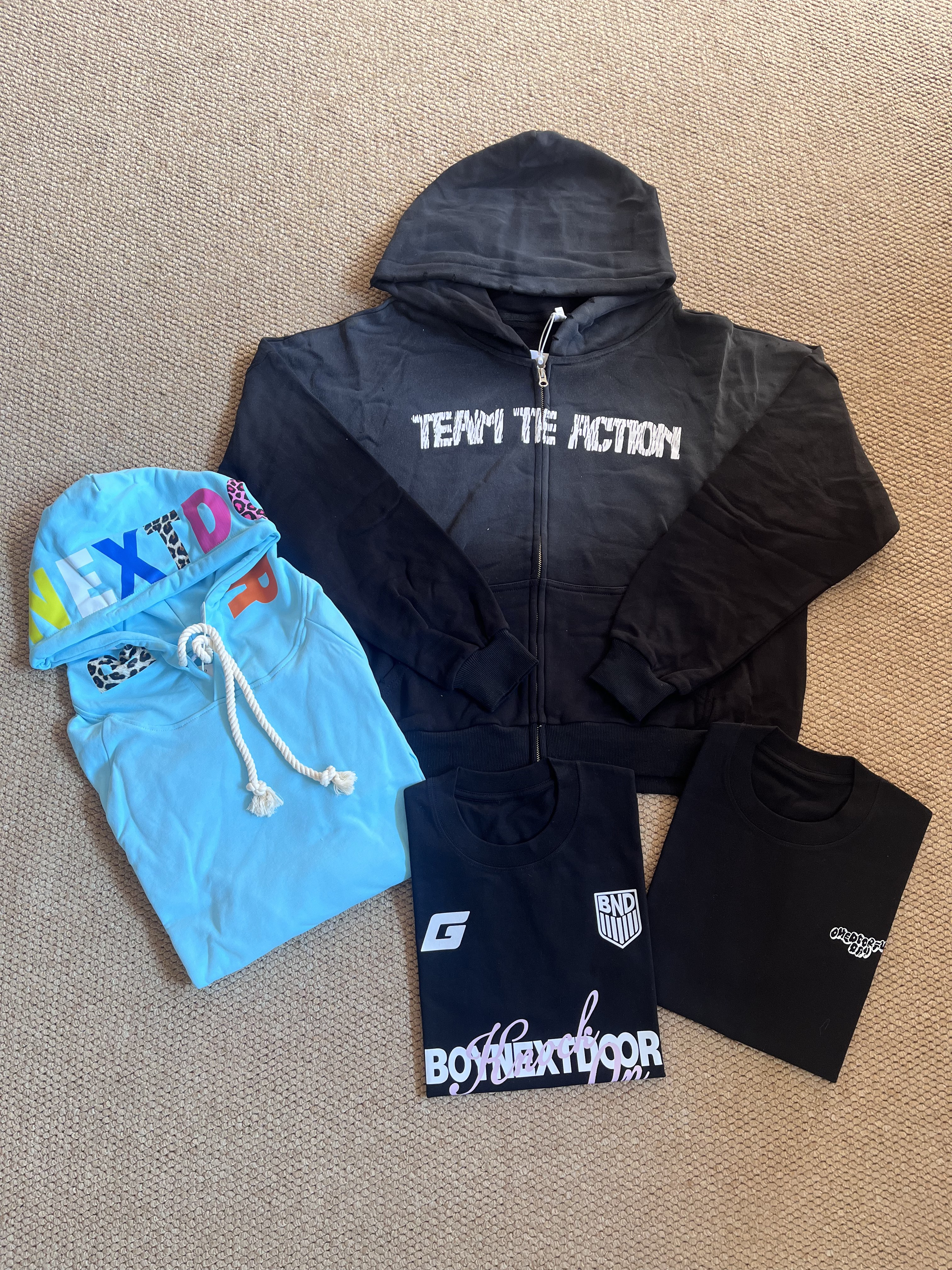 Boynextdoor The Action Merch Inspired Zip-up Hoodie