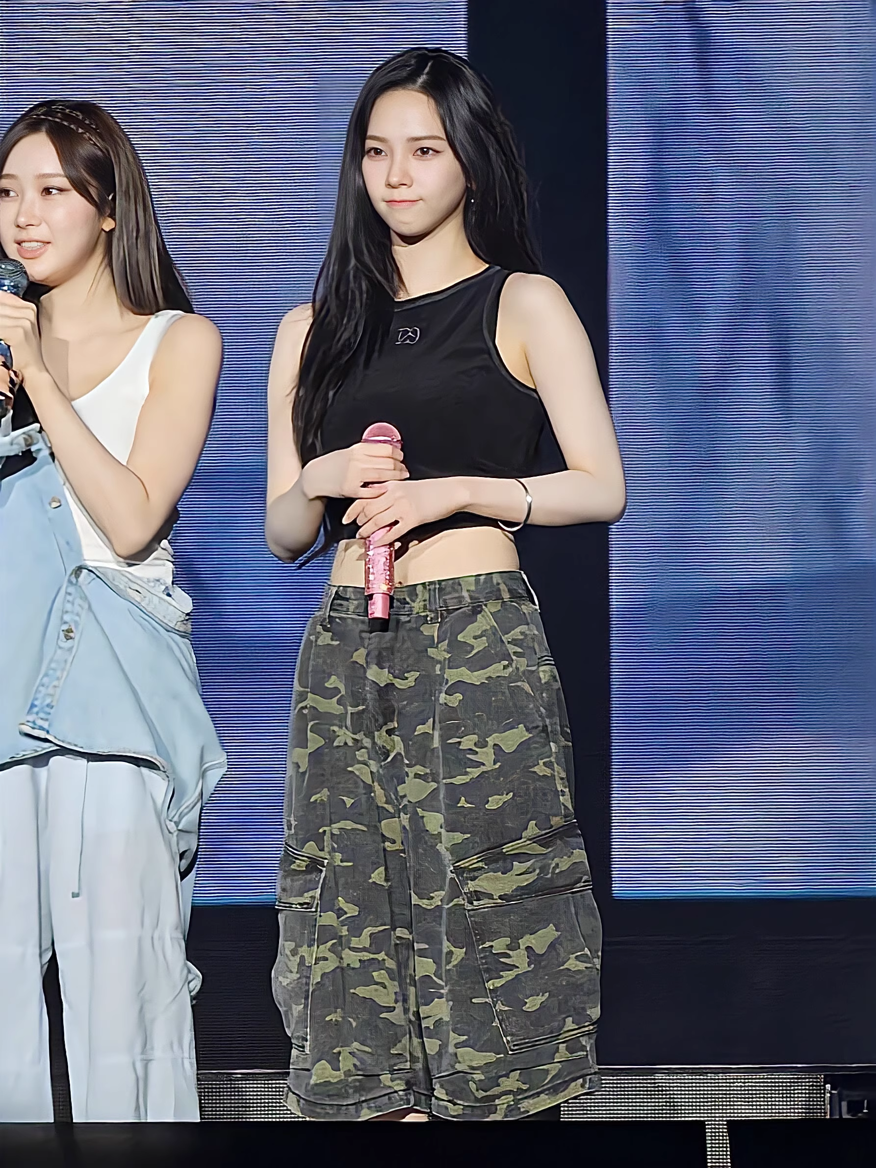 Aespa Karina Inspired Blackp Sleeveless Tank Top