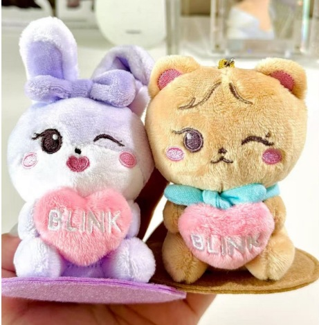 BlACKPINK 2025 CONCERT MERCH  INSPIRED CHARACTER MAGNETIC PLUSH KEYRING