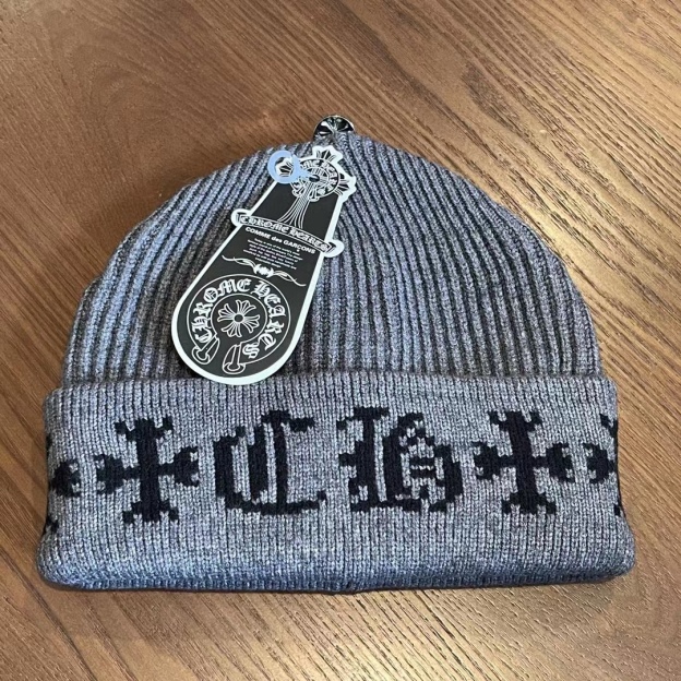 Enhypen NIKI inspired chrome hearts knit beanie hat