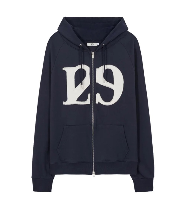 NCT&WayV&IVE Inspired 129 Logo Patch Zip-up Hoodie