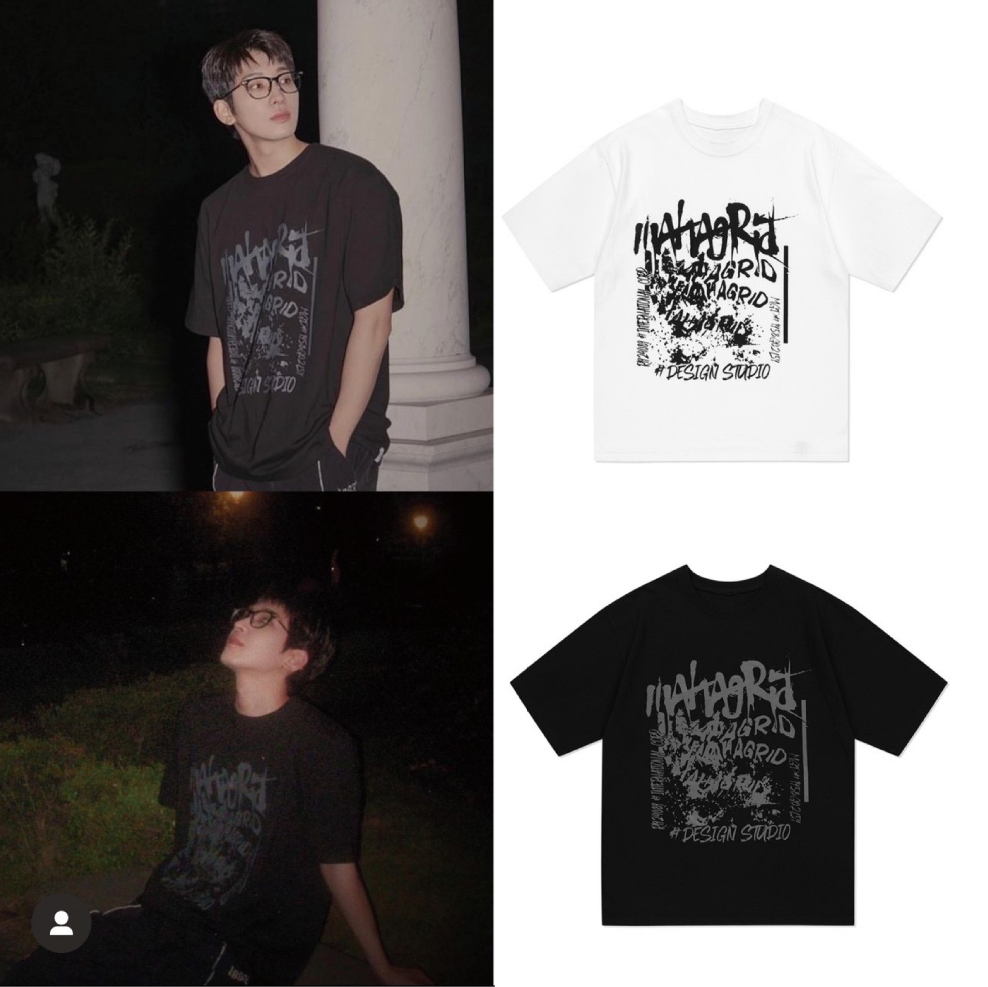 SEVENTEEN Wonwoo Inspired Graffiti Lettering Vintage Tee