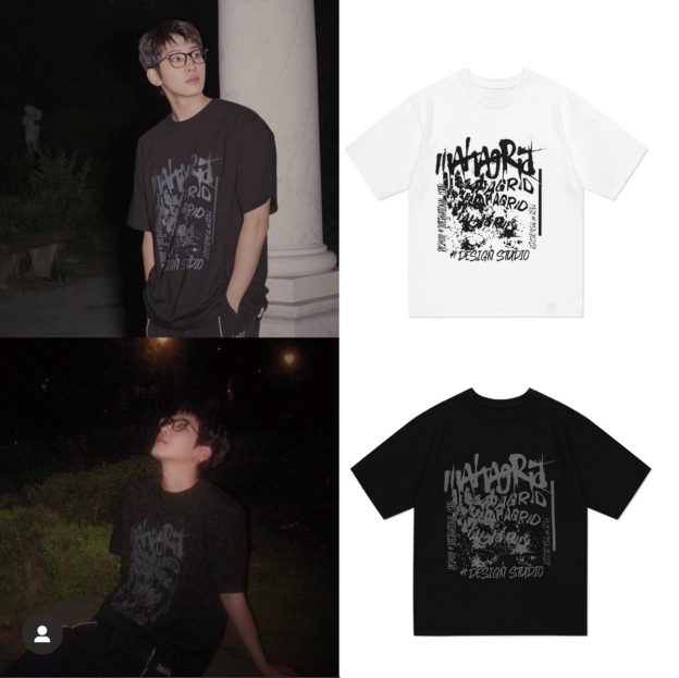 SEVENTEEN Wonwoo Inspired Graffiti Lettering Vintage Tee