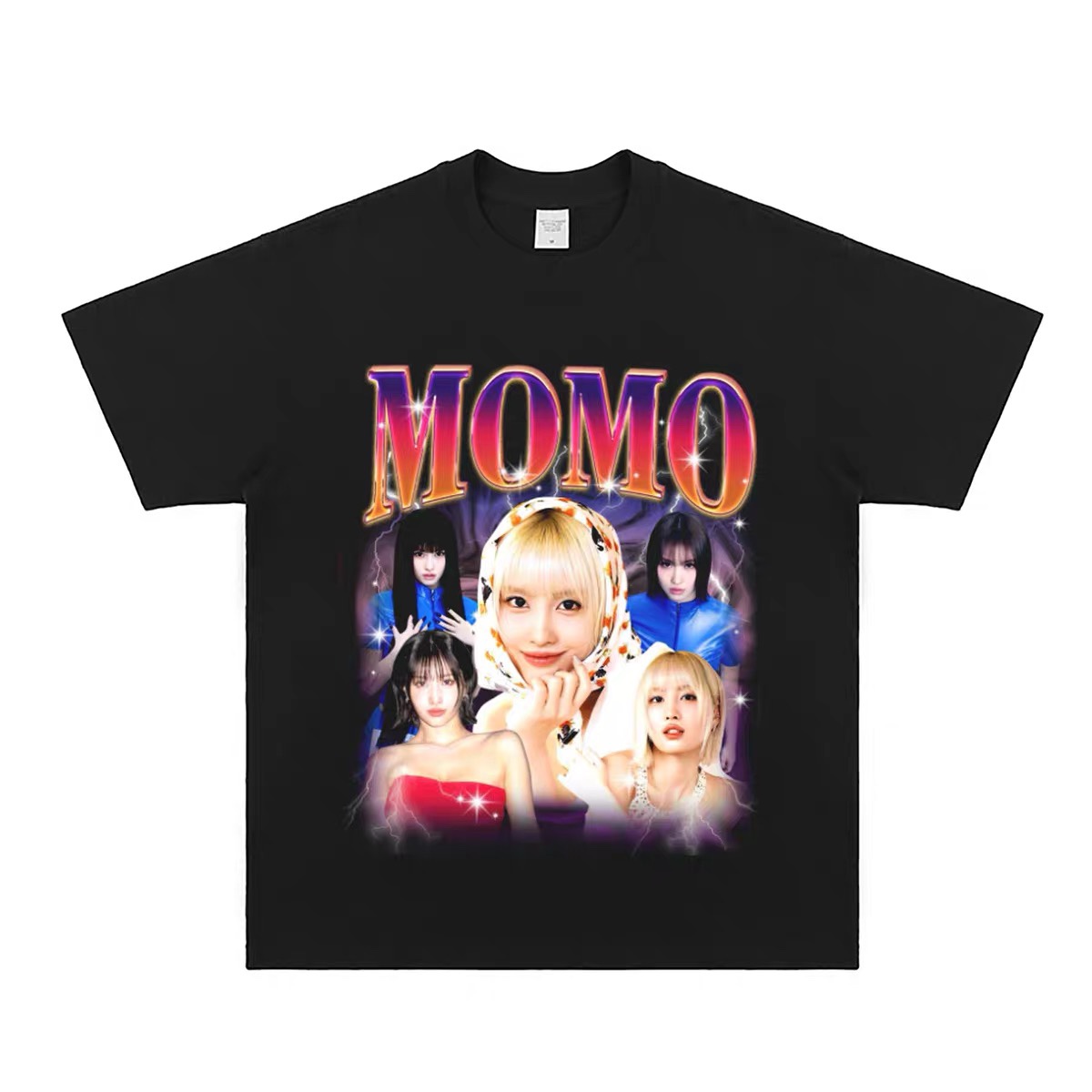 TWICE Custom Member Printed Retro Washed T-Shirt