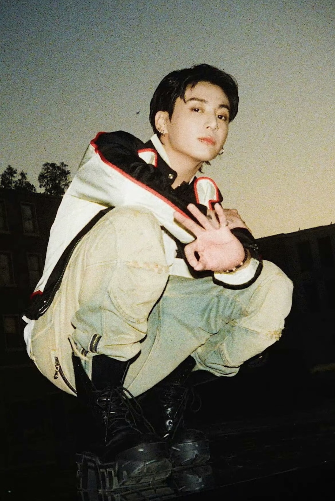 Bts Jungkook & Jay park inspired Vintage Pilot Jacket