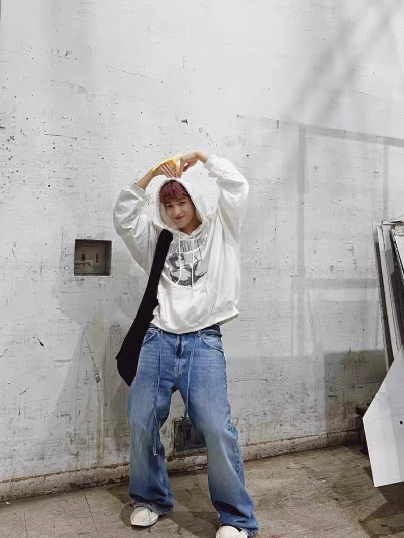 SEVENTEEN DK Inspired Graphic White Hoodie