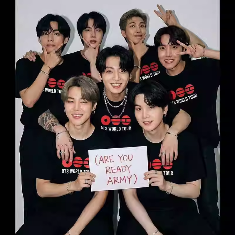 BTS 2026 World Tour Merch Inspired T-Shirt
