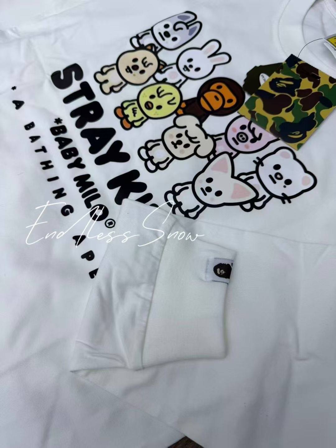 Stray Kids BAPE Inspired Long Sleeve T-Shir