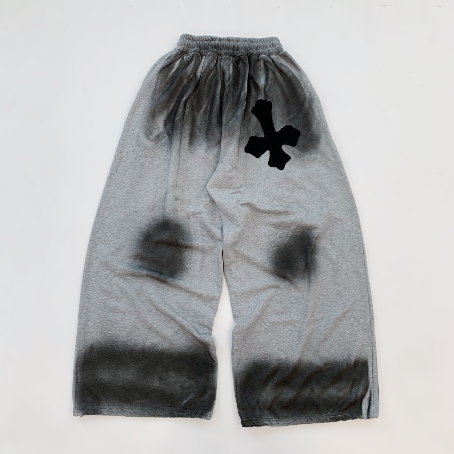 IVE Liz Inspired Vintage Cross Straight Leg Sweatpants