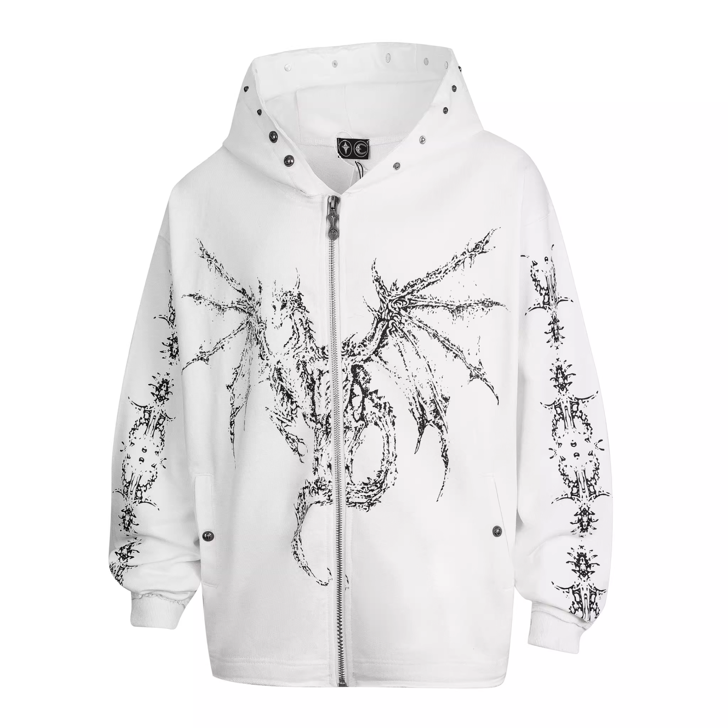 ENHYPEN Heeseung Inspired Dragon Print Hoodie
