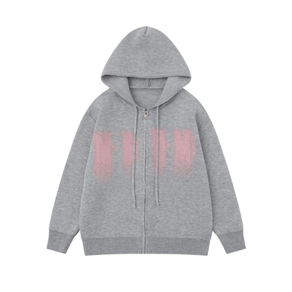 Enhypen Sunoo Grey Pink Cardigan Phantom Sweater Jacket